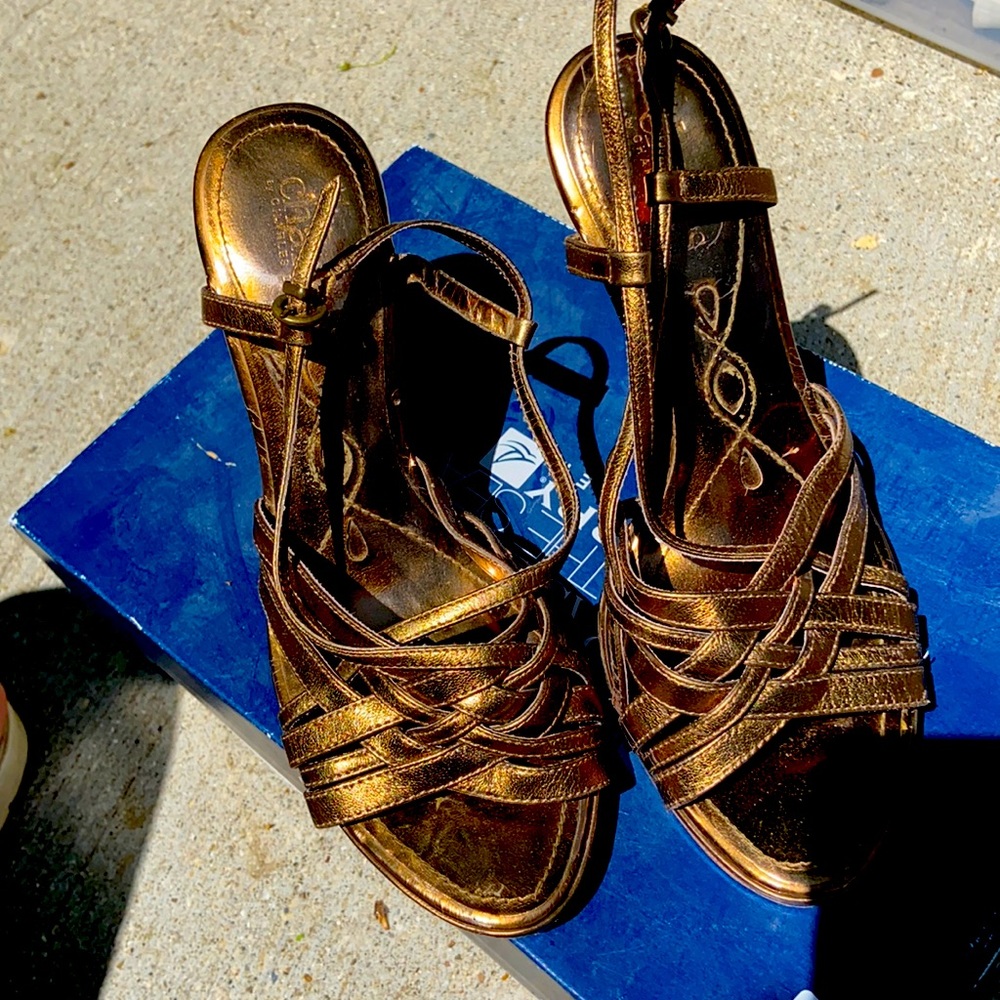 Charles David wedge sandals